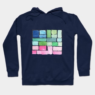 Abstract with holden hearts Hoodie